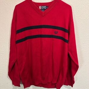 Chaps Men's Red Sweater Size Medium‎